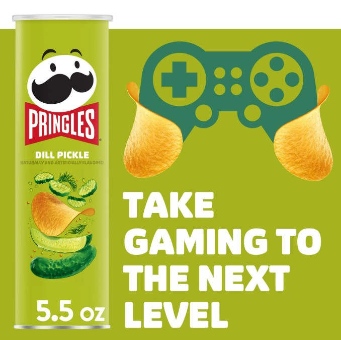 Kellogg's Pringles Dill Pickle, Super Stack (14 per case)