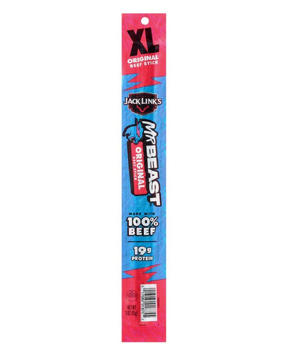Jack Link's Mr. Beast Original Beef Sticks, 3 oz. (72 per case)