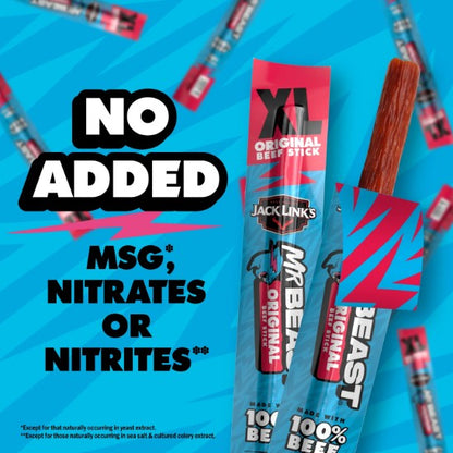 Jack Link's Mr. Beast Original Beef Sticks, 3 oz. (72 per case)