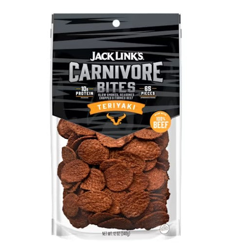 Jack Link's Teriyaki Carnivore Bites, 12 oz. (4 per case)