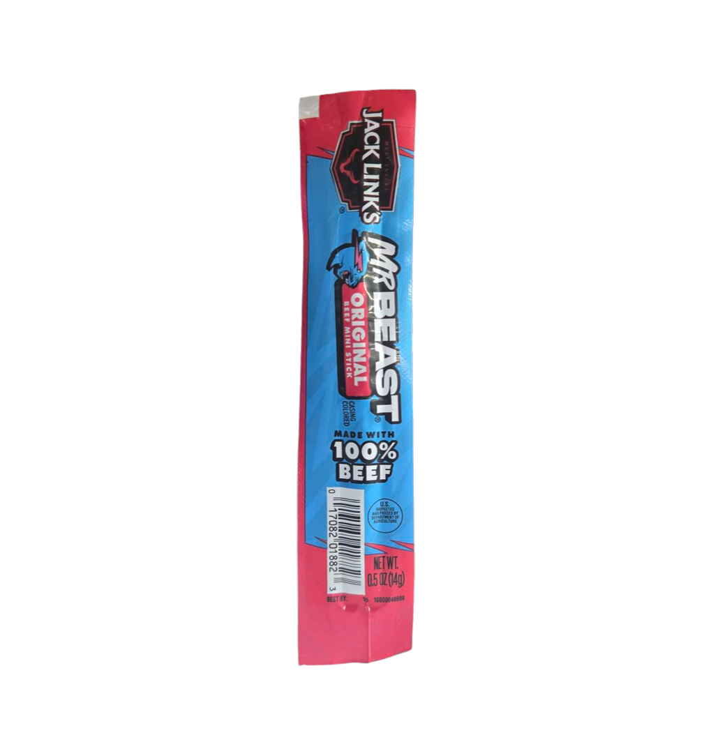 Jack Link's Mr. Beast Original Sticks, 0.5 oz. (144 per case)