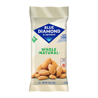Blue Diamond Whole Natural Almonds, 4 oz. (72 per case)