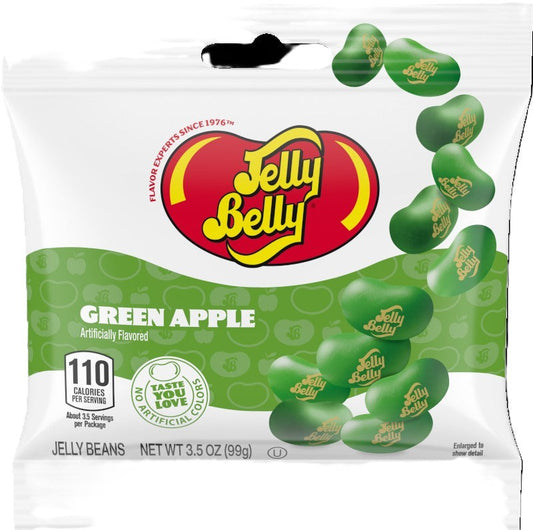 Jelly Belly Green Apple Jelly Beans, 3.5 oz. (12 per case)