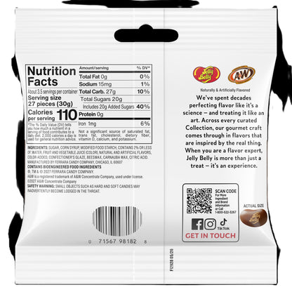 Jelly Belly A&W Root Beer Jelly Beans, 3.5 oz. (12 per case)