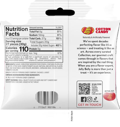 Jelly Belly Cotton Candy Jelly Beans, 3.5 oz. (12 per case)