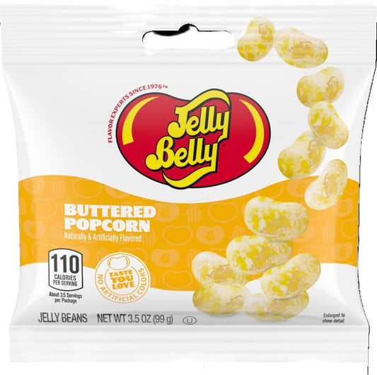 Jelly Belly Buttered Popcorn Jelly Beans, 3.5 oz. (12 per case)