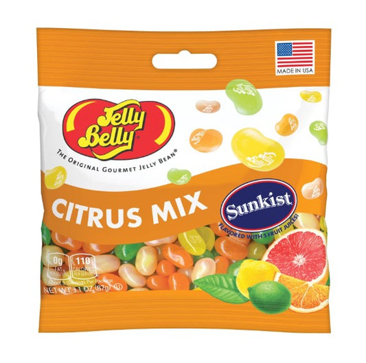 Jelly Belly Sunkist Citrus Jelly Beans, 3.1 oz. (12 per case)