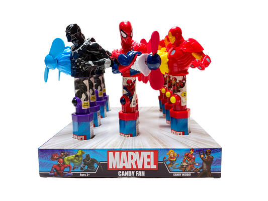 Candyrific Marvel Avengers Assorted Character Fans (72 per case)