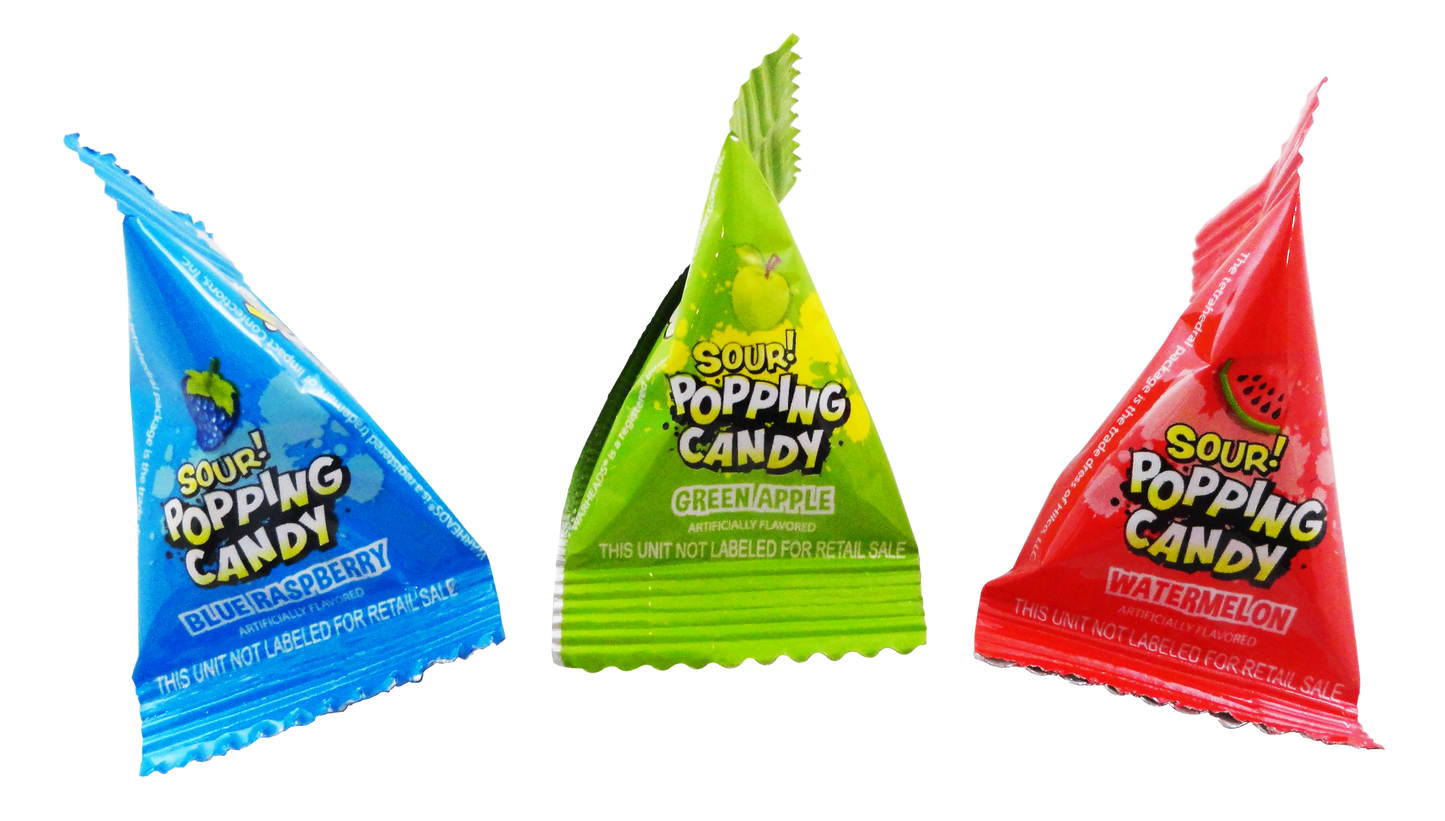 Candyrific Warheads Popping Candy Bag (12 per case)