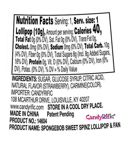 Candyrific Assorted Sweet Spinz Fans (48 per case)