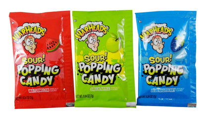 Candyrific Warheads Popping Candy Peg Bag (48 per case)