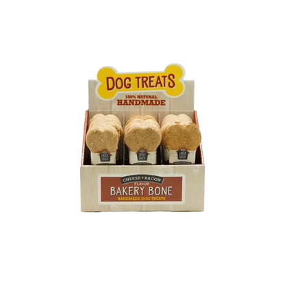 Cosmo’s Snack Shack Pet Treats Cheese & Bacon Bakery Bone 24 Count