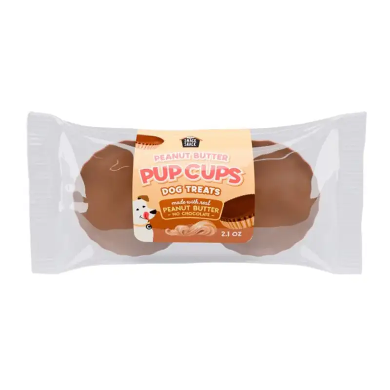 Cosmo’s Snack Shack Pet Treats Peanut Butter Pup Cup 16 Count (00552)