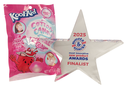 Candyrific Kool-Aid Cotton Candy Bubble Gum Peg Bag (48 per case)