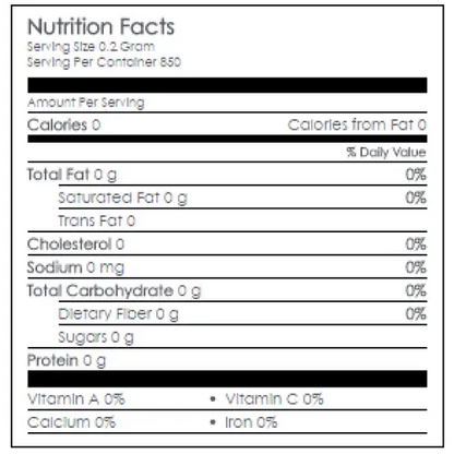 Nutritional Information