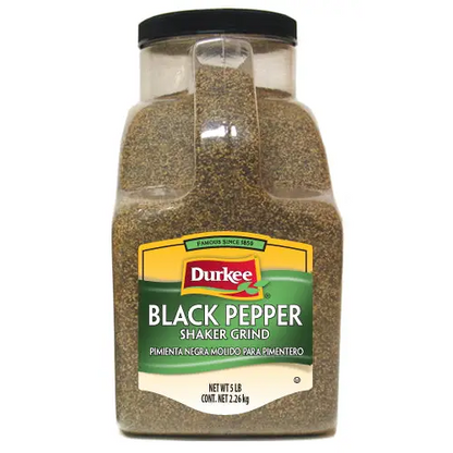 Durkee Pepper, Black Shaker Grind 5 lbs