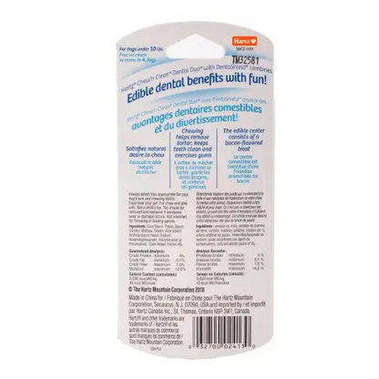 Hartz Chew ’n Clean Dental Duo Extra Small (02413)