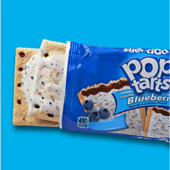 Kellogg’s Frosted Blueberry Pop Tarts 6 Pack 12 Pastry Count (31031)