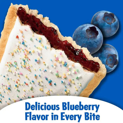 Kellogg’s Frosted Blueberry Pop Tarts 6 Pack 12 Pastry Count (31031)